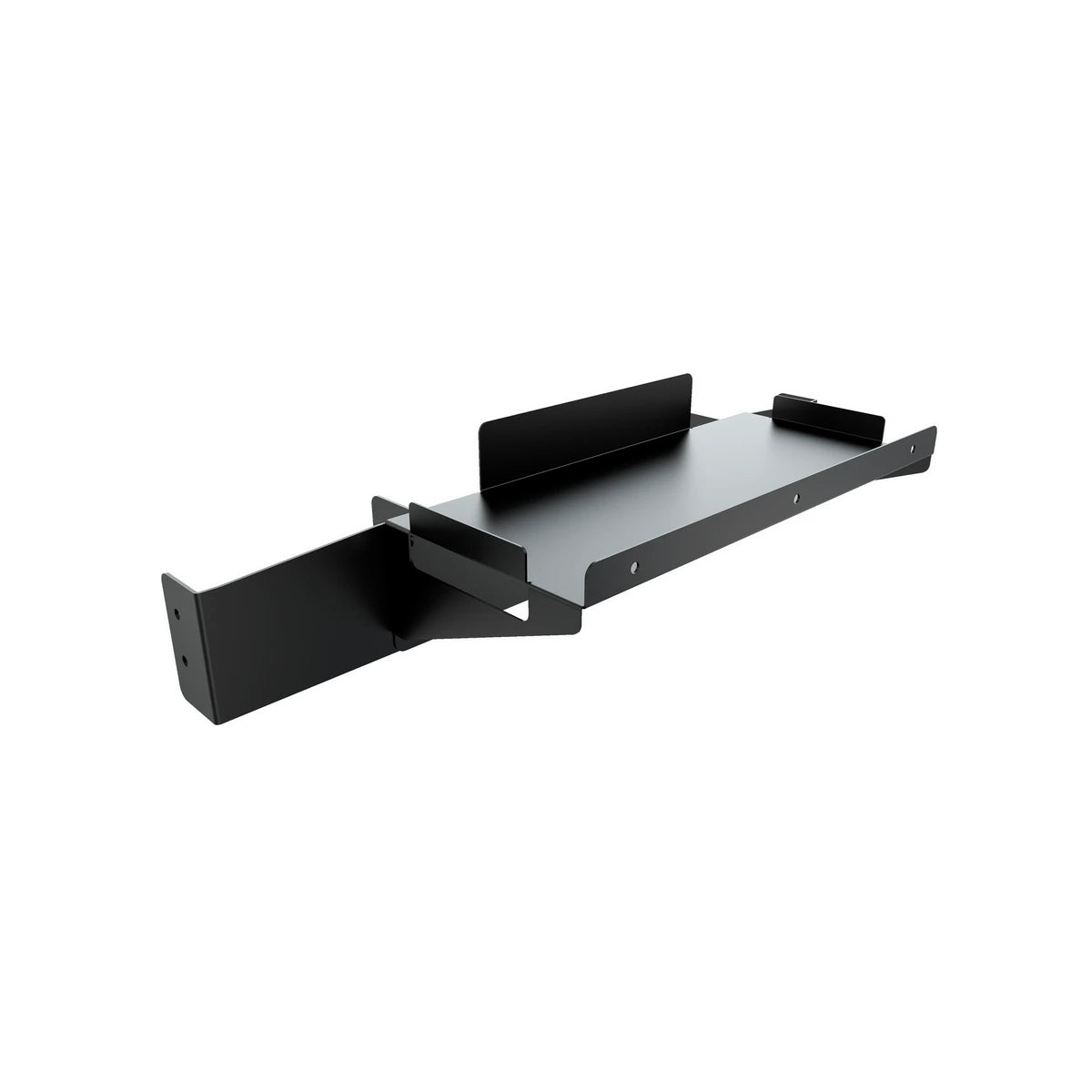 Trak Racer PC and control box shelf, standalone alternate angled view
