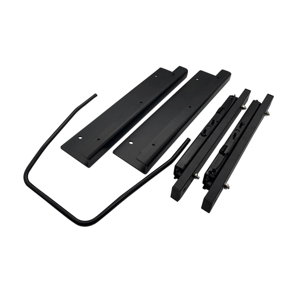 Trak Racer Pedal Slider Kit TR-PSLIDER2 — dual-locking slider rail with brackets for RS6, TR8, FS3 and TRX cockpits