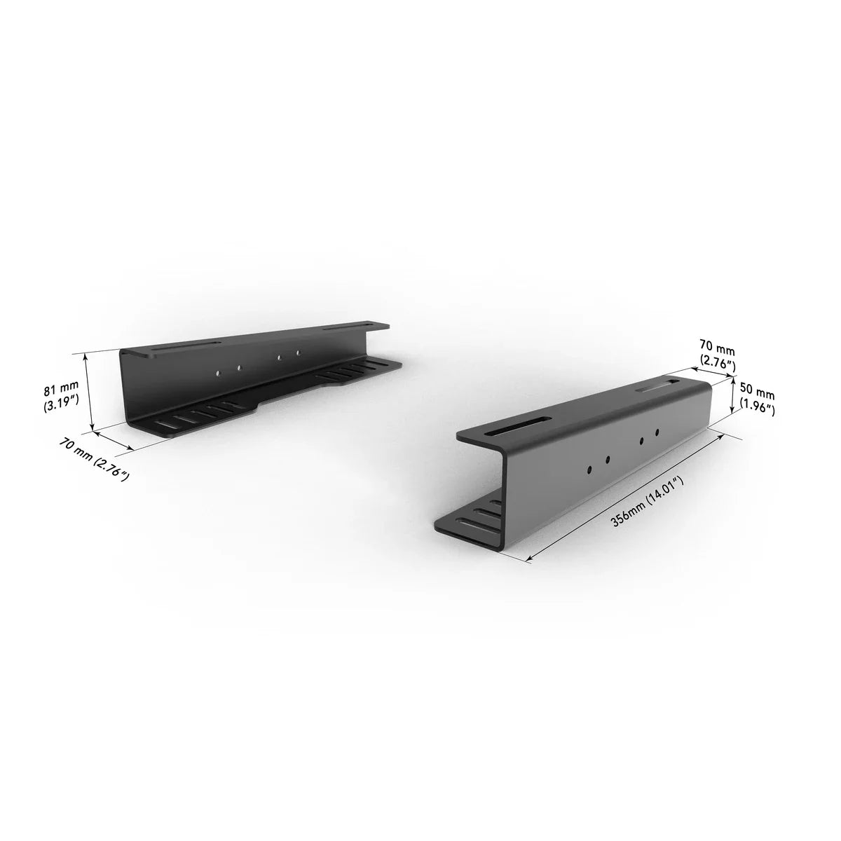 Trak Racer RE2 recliner seat bracket dimensions diagram