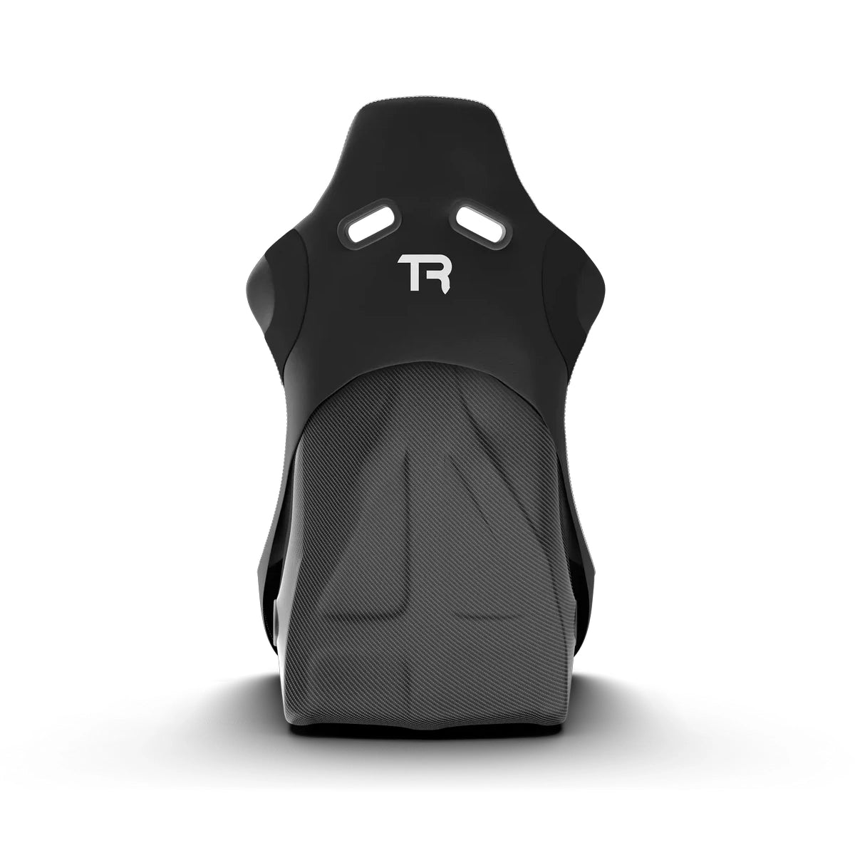 Trak Racer RS GT Rally-Pro Racing Seat — Carbon Fiber Finish rear view