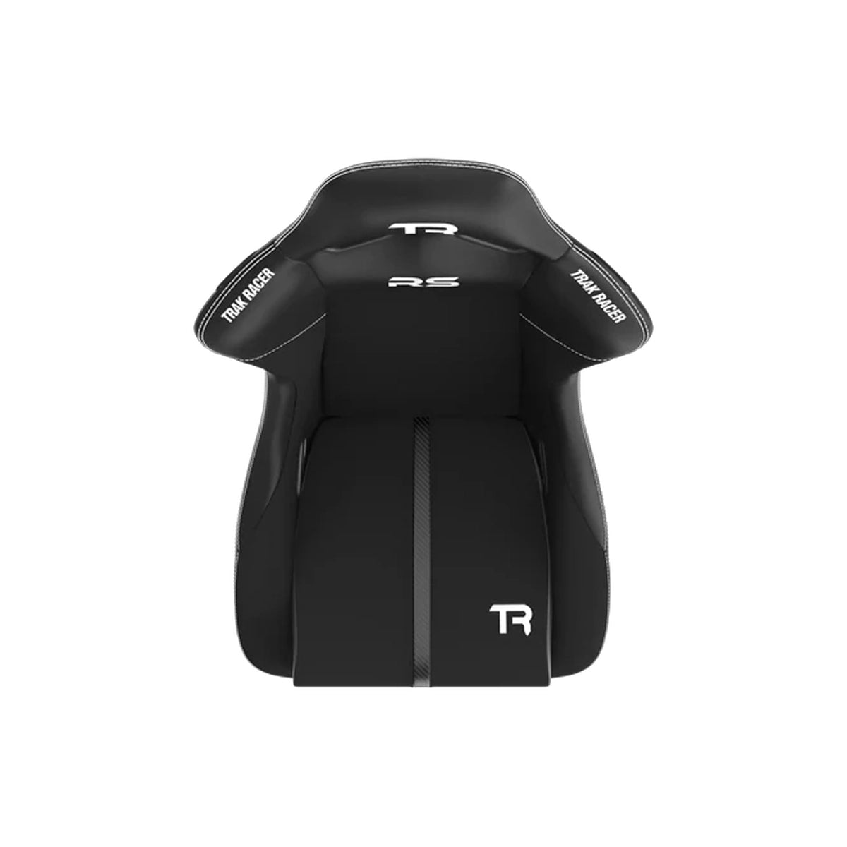 Trak Racer RS GT Rally-Pro Racing Seat — Carbon Fiber Finish top down view