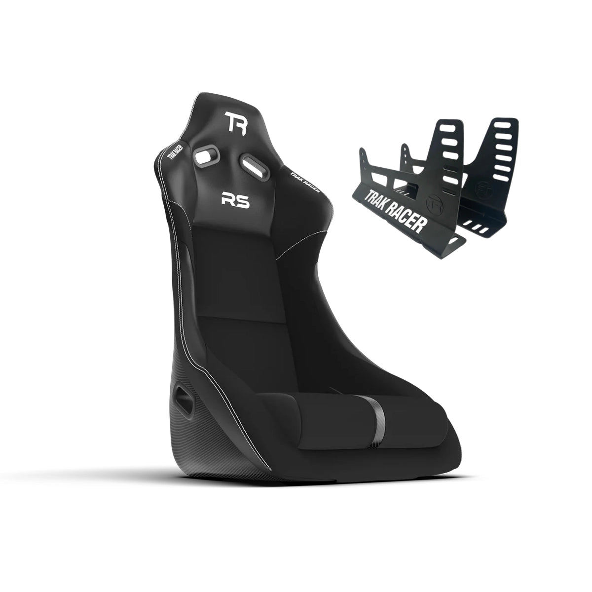 Trak Racer RS GT Rally-Pro Racing Seat — Carbon Fiber Finish