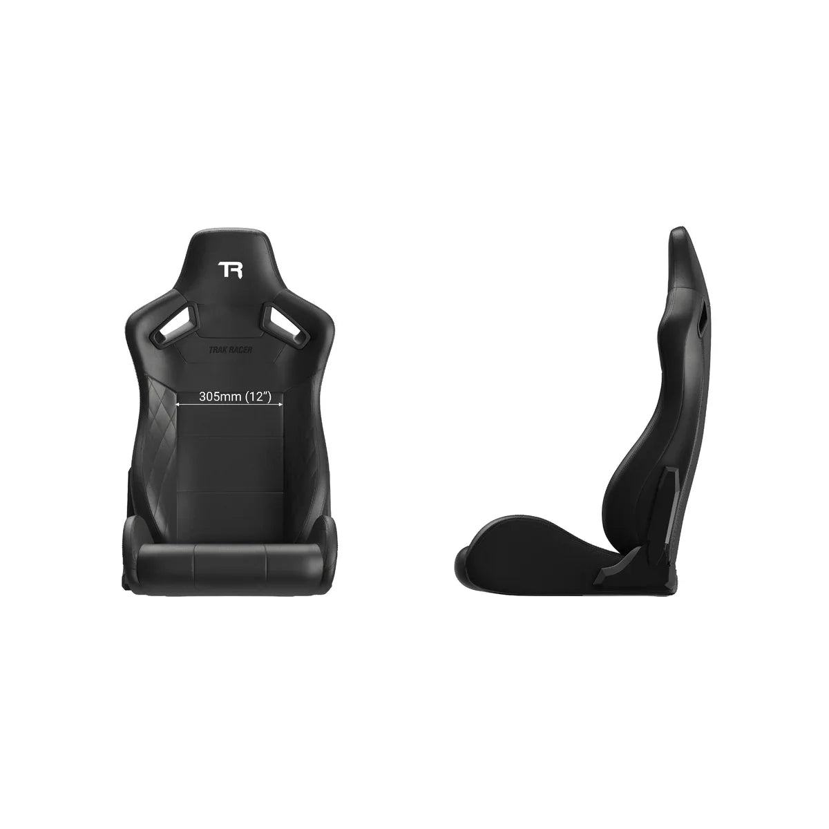 Trak Racer RE2 Recliner Sim Racing Seat | Premium Diamond-Stitched Leather-Style Finish