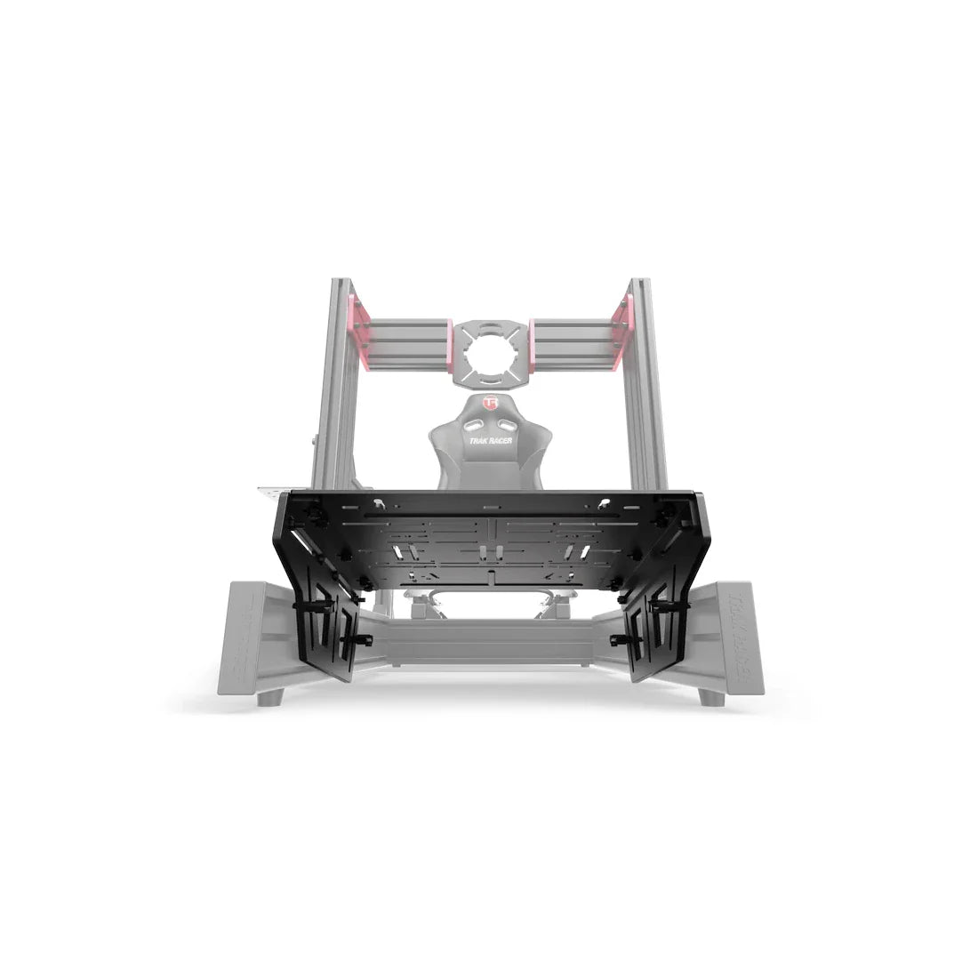 Trak Racer TR-One pedal mounting plate, diagram showing its position on a Trak Racer cockpit chassis