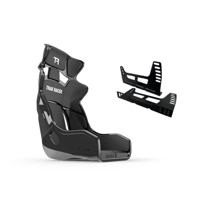 Trak Racer Black GT StyleTR Series Fiberglass Seat for Sim Racing on Player1 Sim Gear