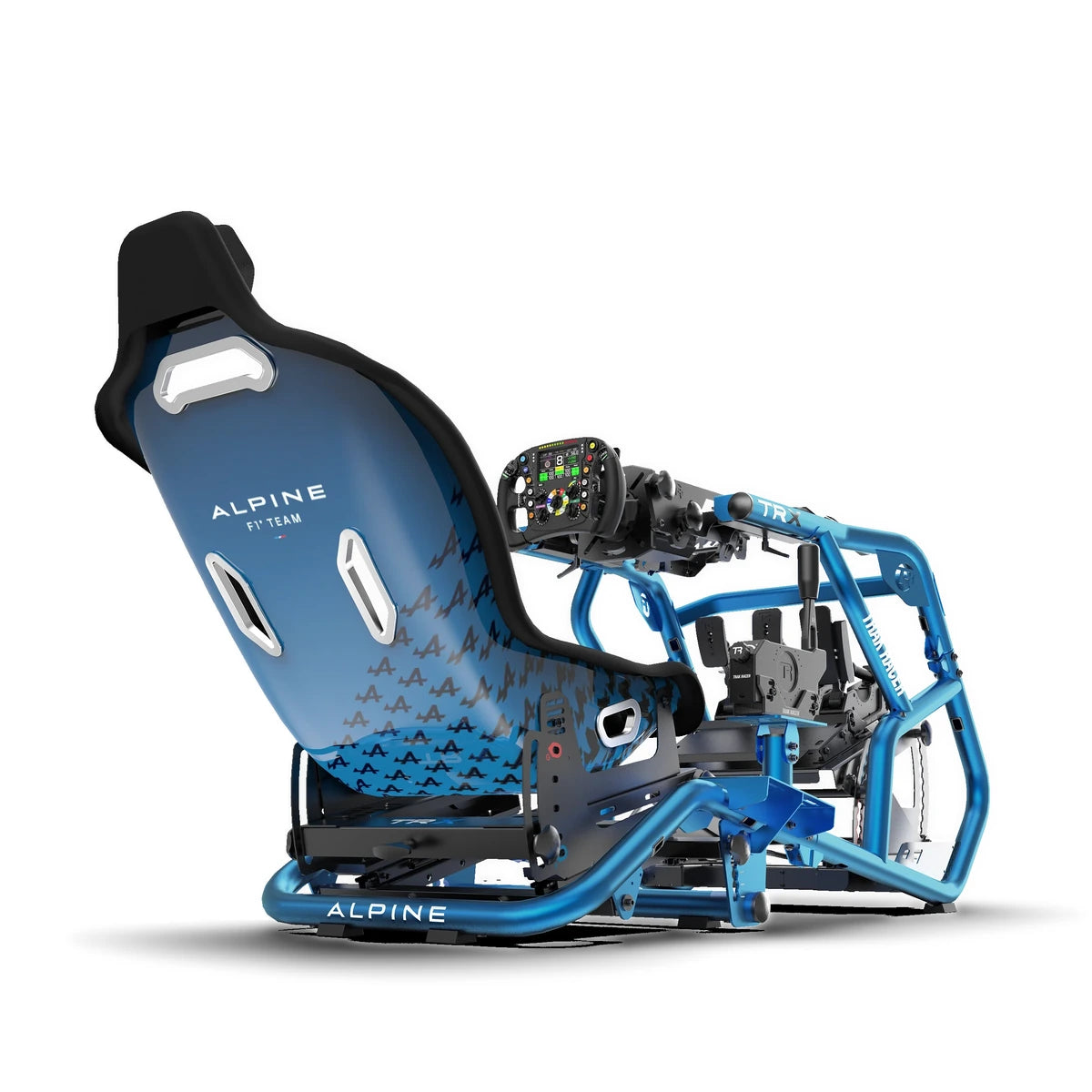 Trak Racer Alpine Racing TRX V2 Racing Simulator | Alpine Blue Livery