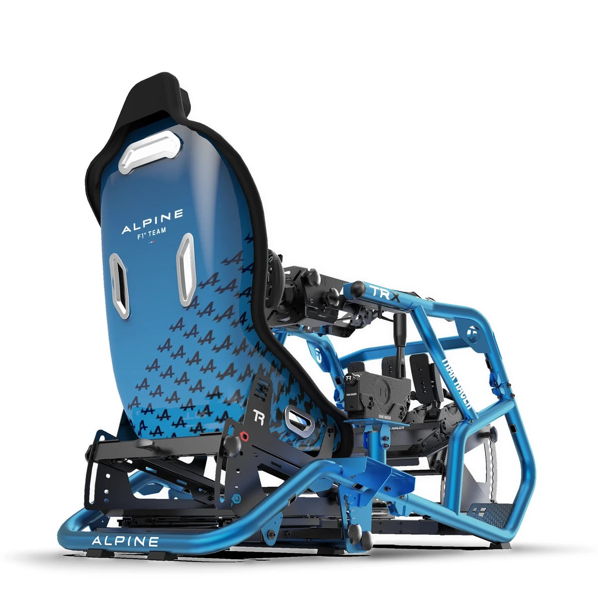 Trak Racer Alpine Racing TRX V2 Racing Simulator | Alpine Blue Livery