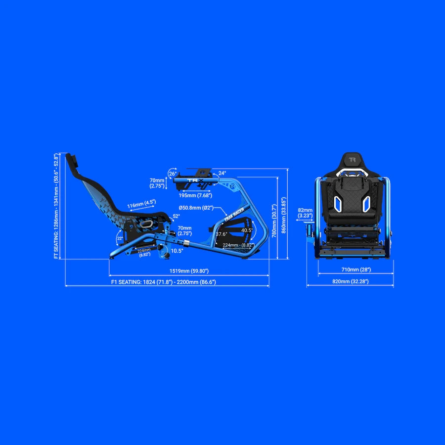 Trak Racer Alpine Racing TRX Simulator Cockpit on Player1 Sim Gear