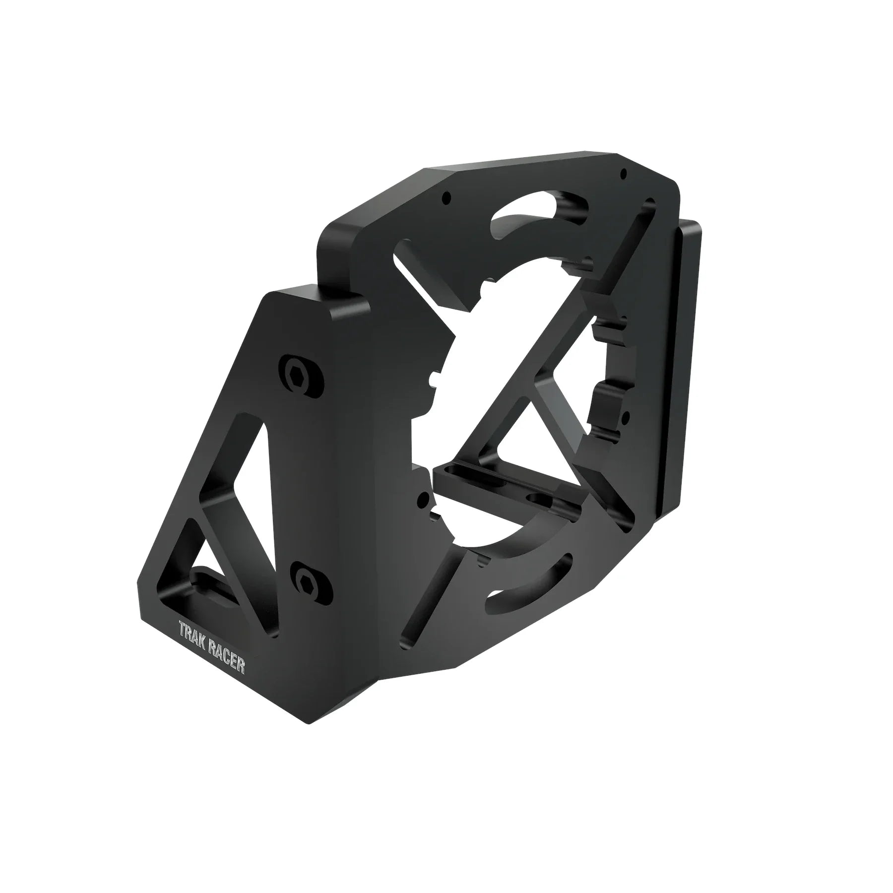 Trak Racer universal direct drive motor mount, three-quarter view — universal wheel deck bolt pattern