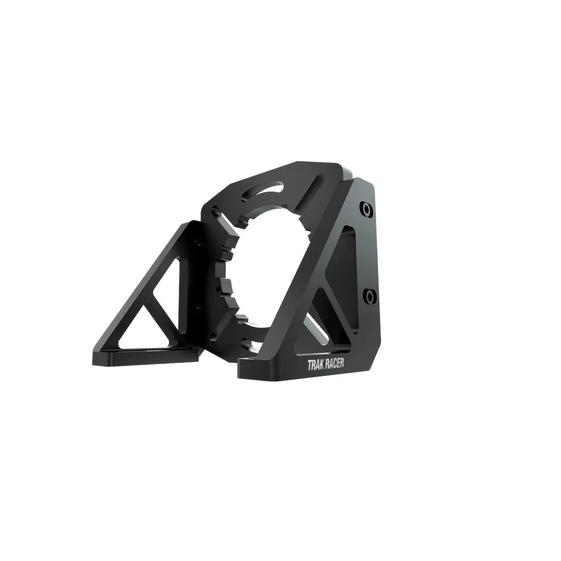 Trak Racer universal direct drive motor mount, side profile — carbon steel side plate with mounting holes