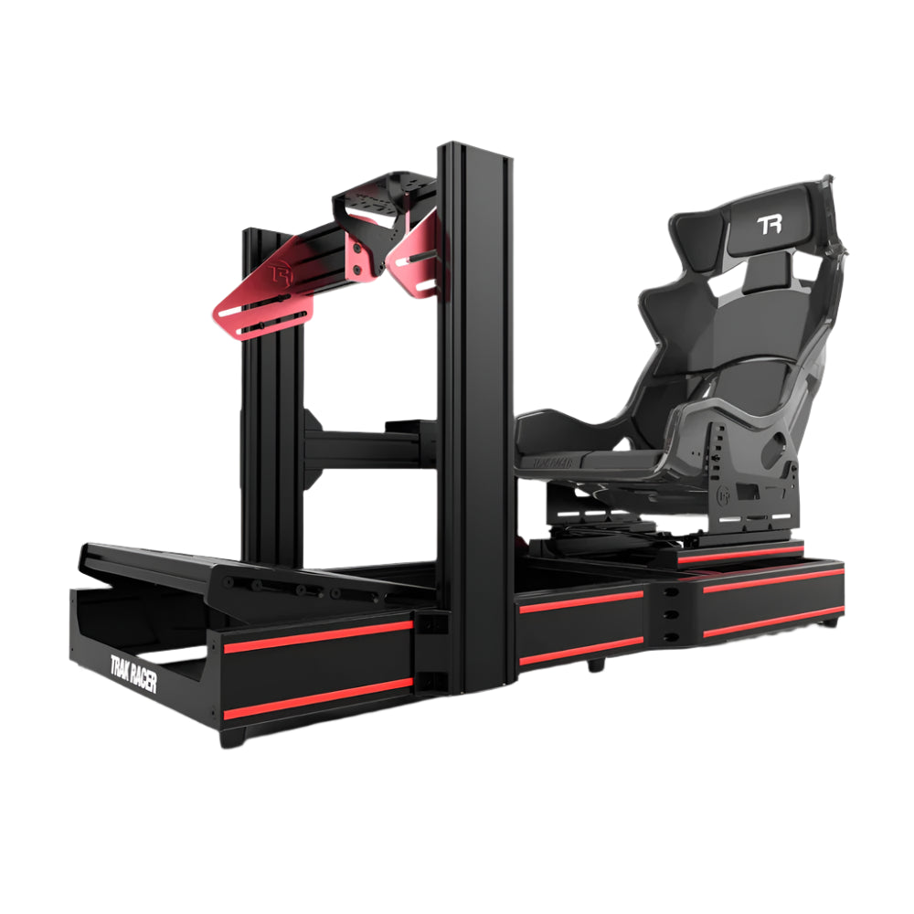 Trak Racer Black GT StyleTR Series Fiberglass Seat for Sim Racing on Player1 Sim Gear