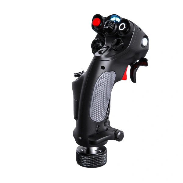 VIRPIL CDT-AERO-R Grip for flight simulation on Player1 Sim Gear rear right view