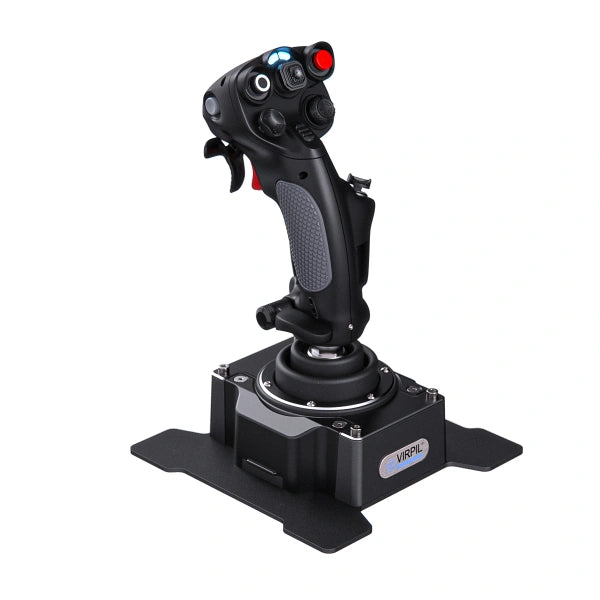 Virpil CDT-Aeromax-L left-hand flight control system, rear right view.
