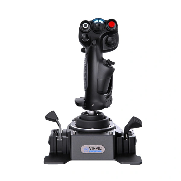 Virpil CDT-Aeromax-L left-hand flight control system, optional throttle view, both sides.