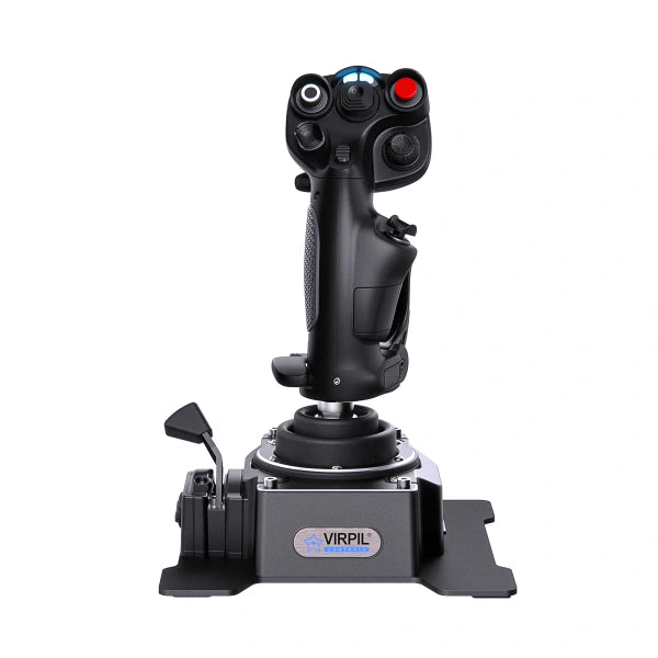 Virpil CDT-Aeromax-L left-hand flight control system, optional throttle view, left side.