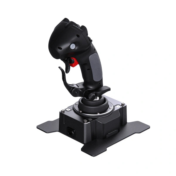 Virpil CDT-Aeromax-L left-hand flight control system, front left side view.