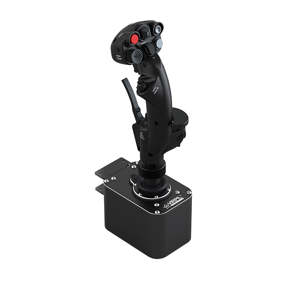 VIRPIL MongoosT-50CM3 Flightstick Base with joystick attached