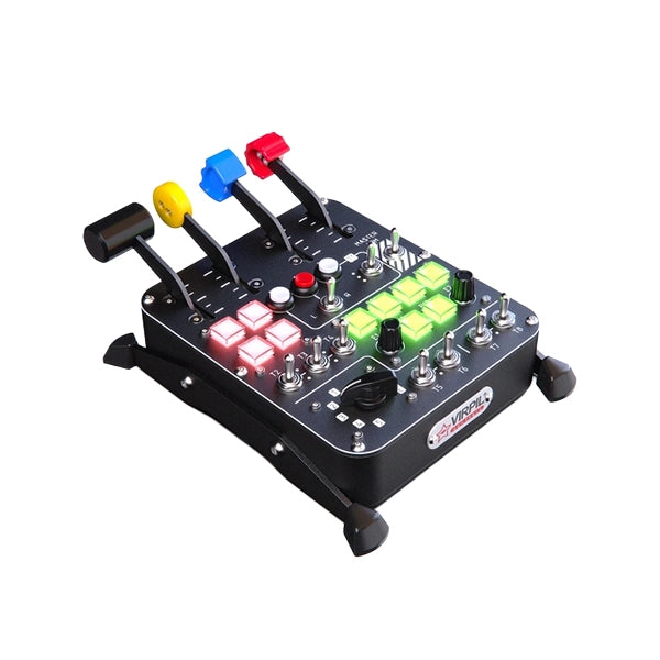 Virpil VPC Universal Control Panel - #3 for flight simulation on Player1 Sim Gear Australia  rear left view.