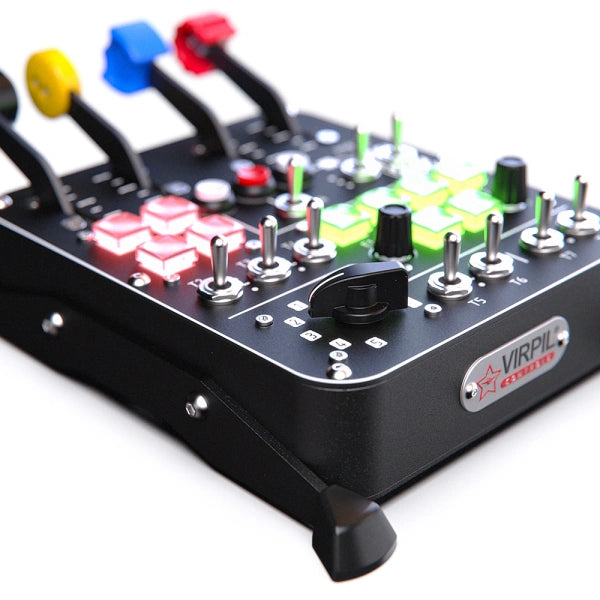 Virpil VPC Universal Control Panel - #3 for flight simulation on Player1 Sim Gear Australia close up.