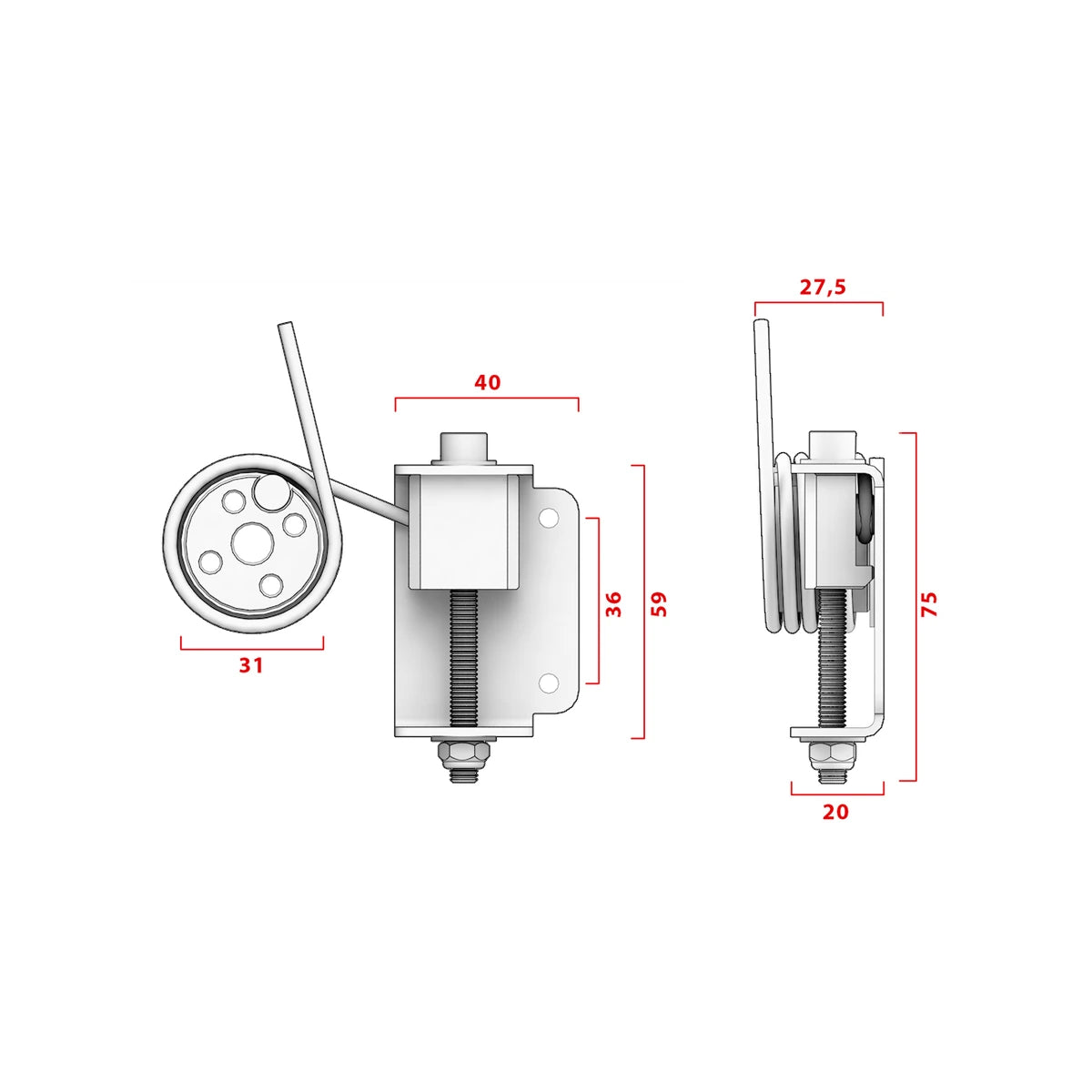 VIRPIL VPC Rotor Counter-Balance Kit for VPC Rotor TCS collective bases
