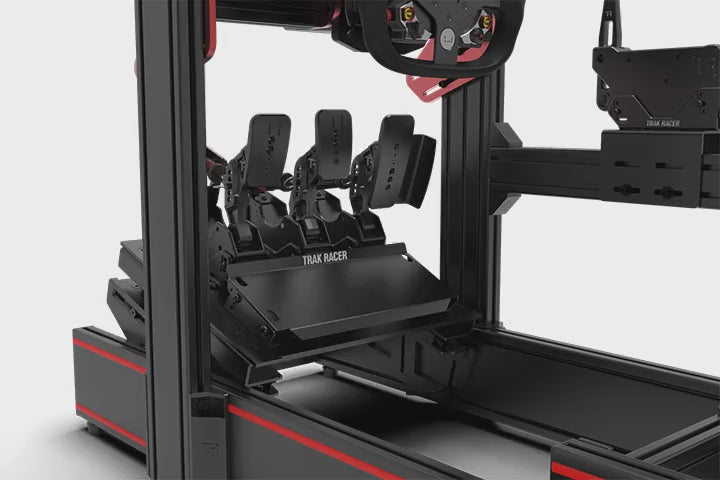 Trak Racer Pedal Slider Kit shown with pedal mount, adjusting