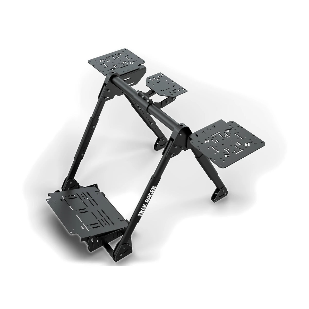 Trak Racer HOTAS flight sim mounts fitted to a Trak Racer FS3 folding flight simulator stand