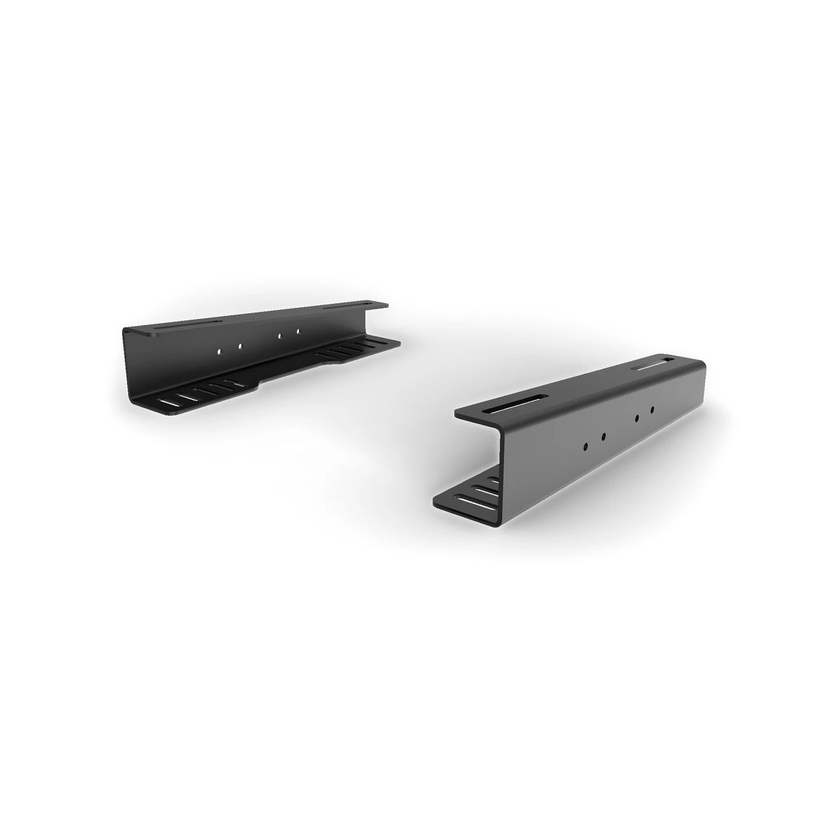 Trak Racer RE2 seat mounting brackets, pair — steel bottom-mount side rails included with the Seat With Brackets option