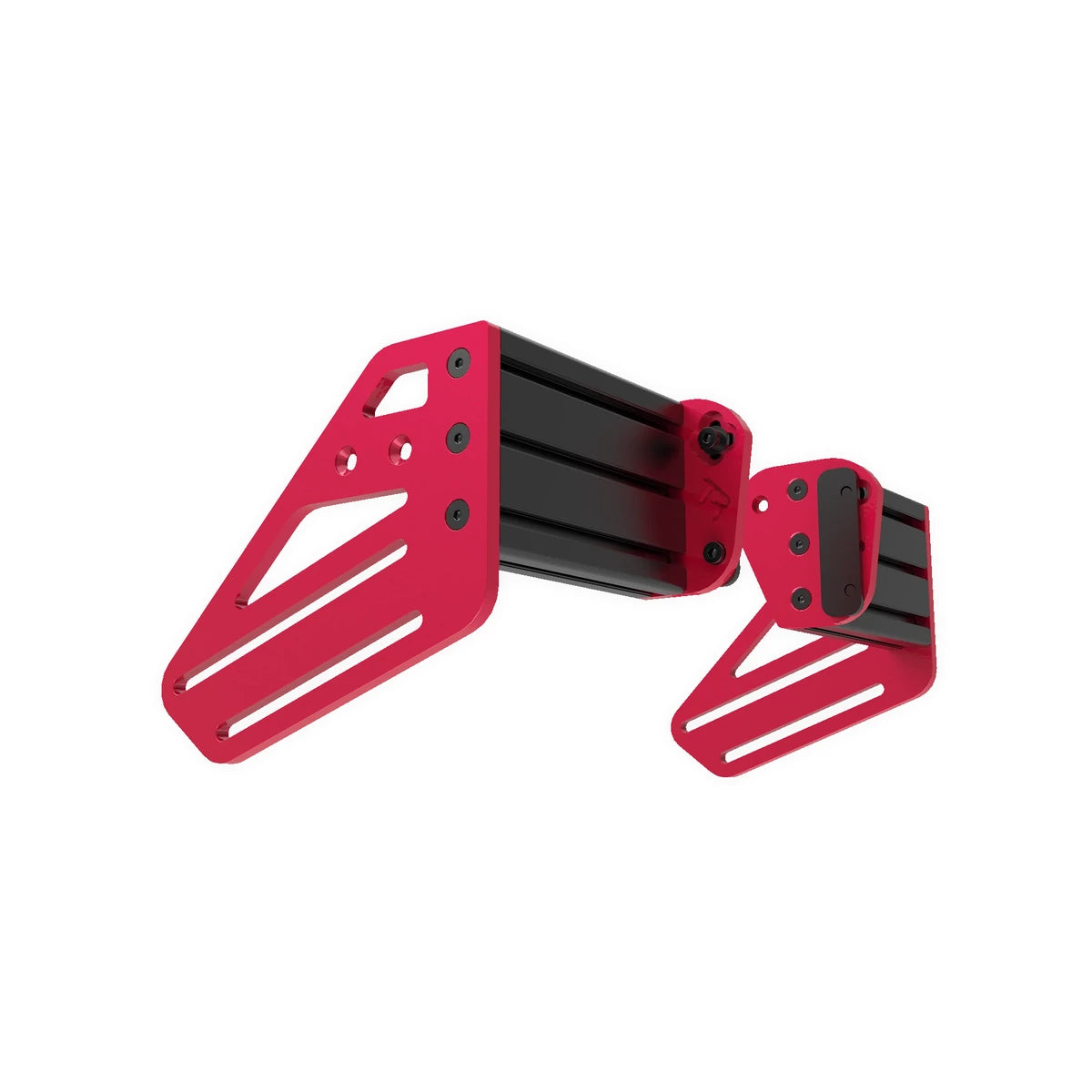 Trak Racer TR-One V3 Fanatec wheel mount kit, front view — front plate for Fanatec direct drive wheelbases