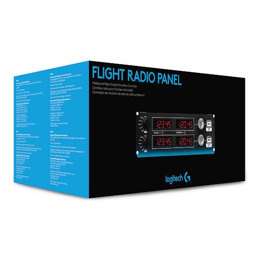 Logitech G PRO Flight Radio Panel, Switch Panel, Logitech, Flight Controls, Flight Rig Accessories, Logitech, Player1 Sim Gear, ,  Racing and Flight Sim Gear