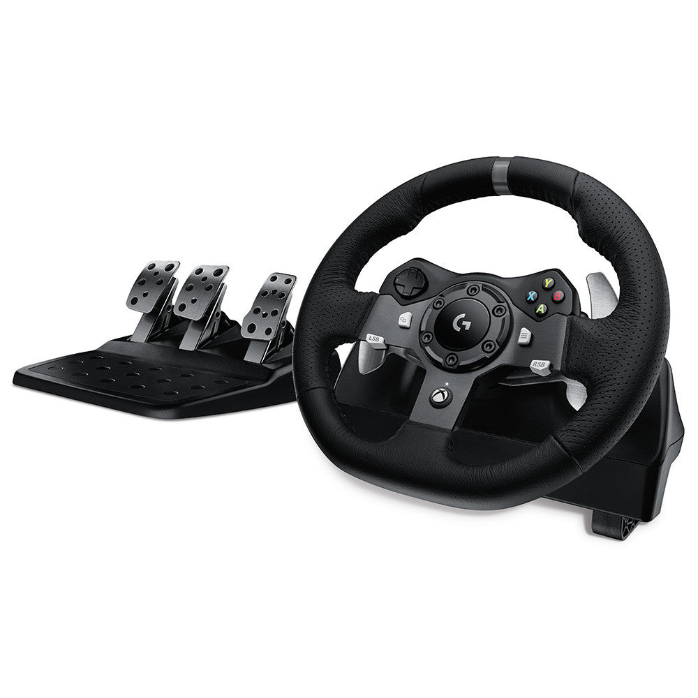 Logitech G920 Wheel + Pedals (PC/Xbox Series X|S /Xbox One), Wheel & Pedals, Logitech, Logitech, Racing Gear, Wheel + Pedals Combo, Player1 Sim Gear, ,  Racing and Flight Sim Gear